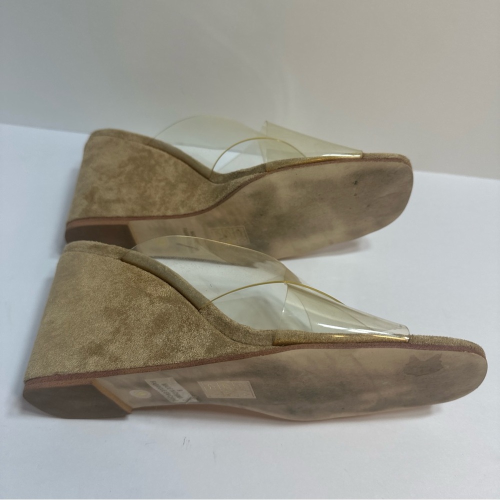 Jeffrey Campbell Tan Wedge Sandals - Picture 5 of 7